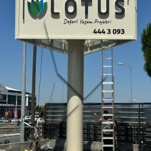 Buyukcekmece totem tabela montaji Buyukcekmece totem tabela montaji