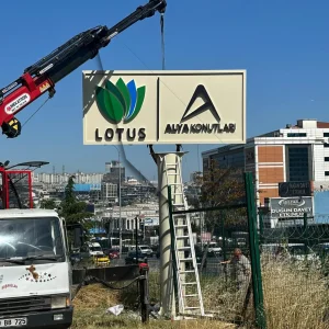 isikli totem tabela montaji isikli totem tabela montaji